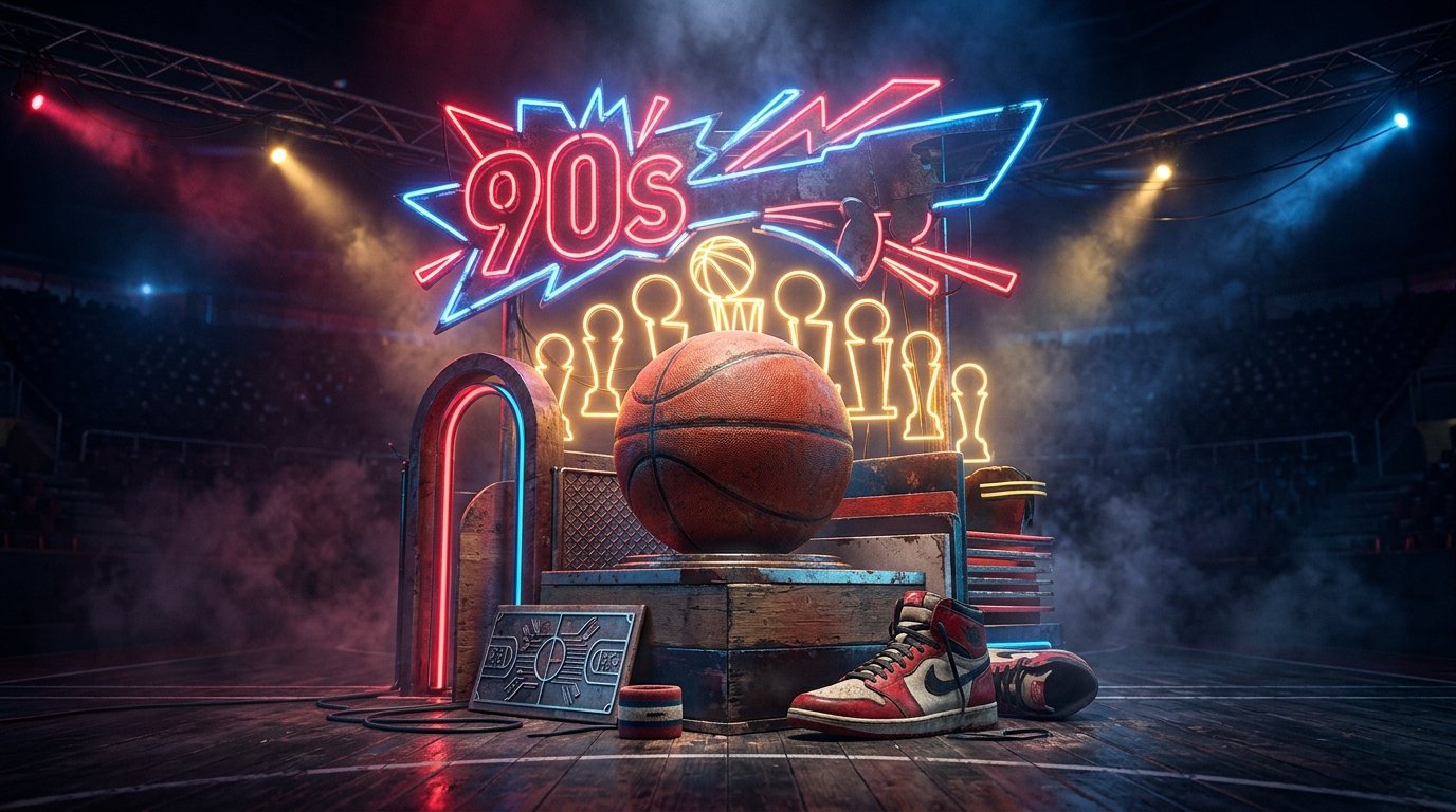 1990s NBA Golden Era Trivia NBA Basketball Era Showcase Visual